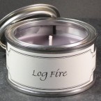 Pintail Candles - Log Fire Scented Candle Tins